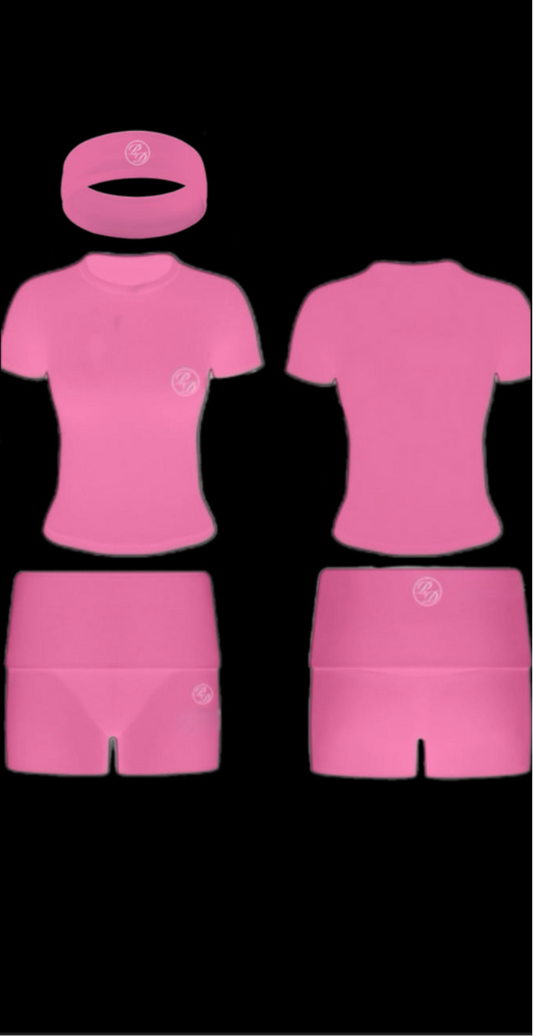 Pink Aura short set