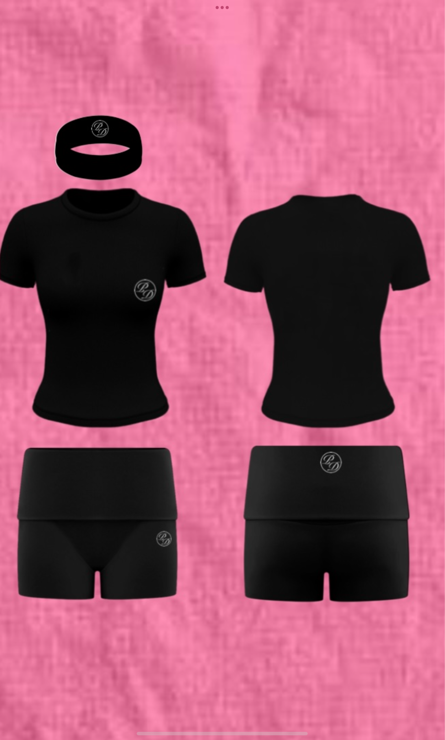 Midnight Doll Short set