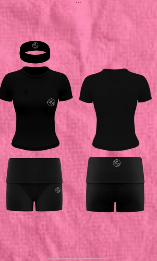 Midnight Doll Short set
